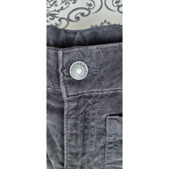 Free People Velvet Flare Pants Size 6 Brown/Chocolate Boho 70s Vintage - Picture 2 of 12